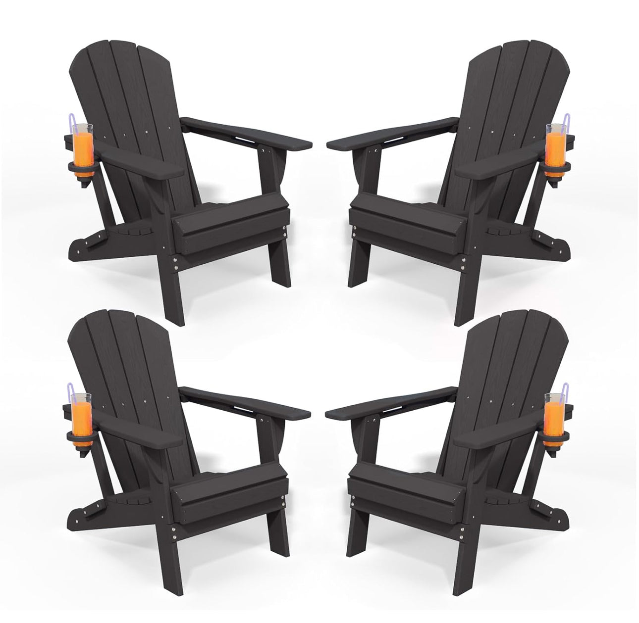 Ninja FIreside 360 & 4 Adirondack Chairs