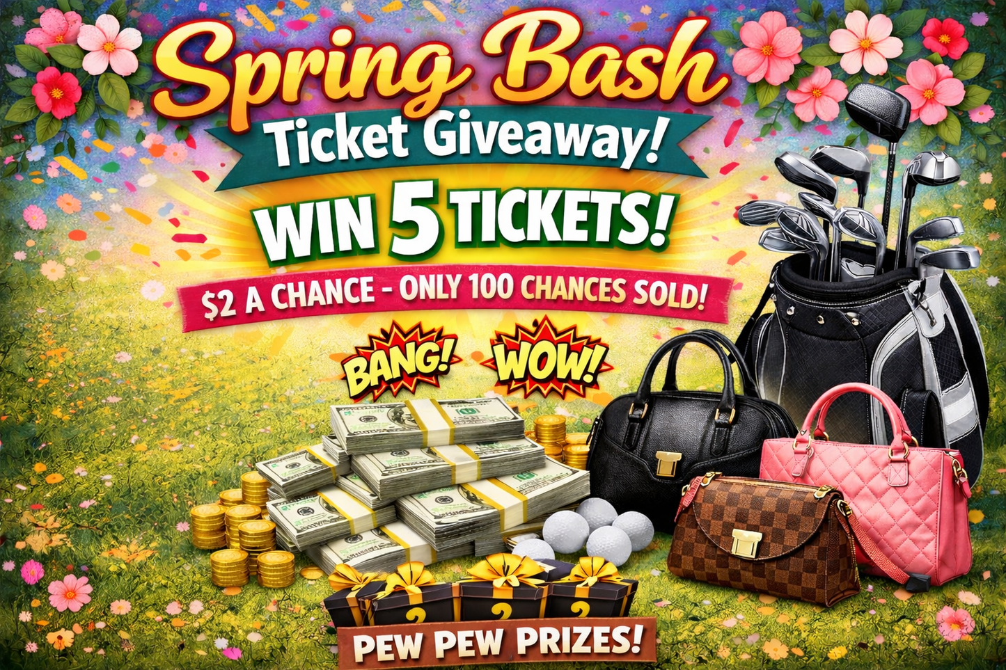 #2 Win 5 Spring Bash Tickets