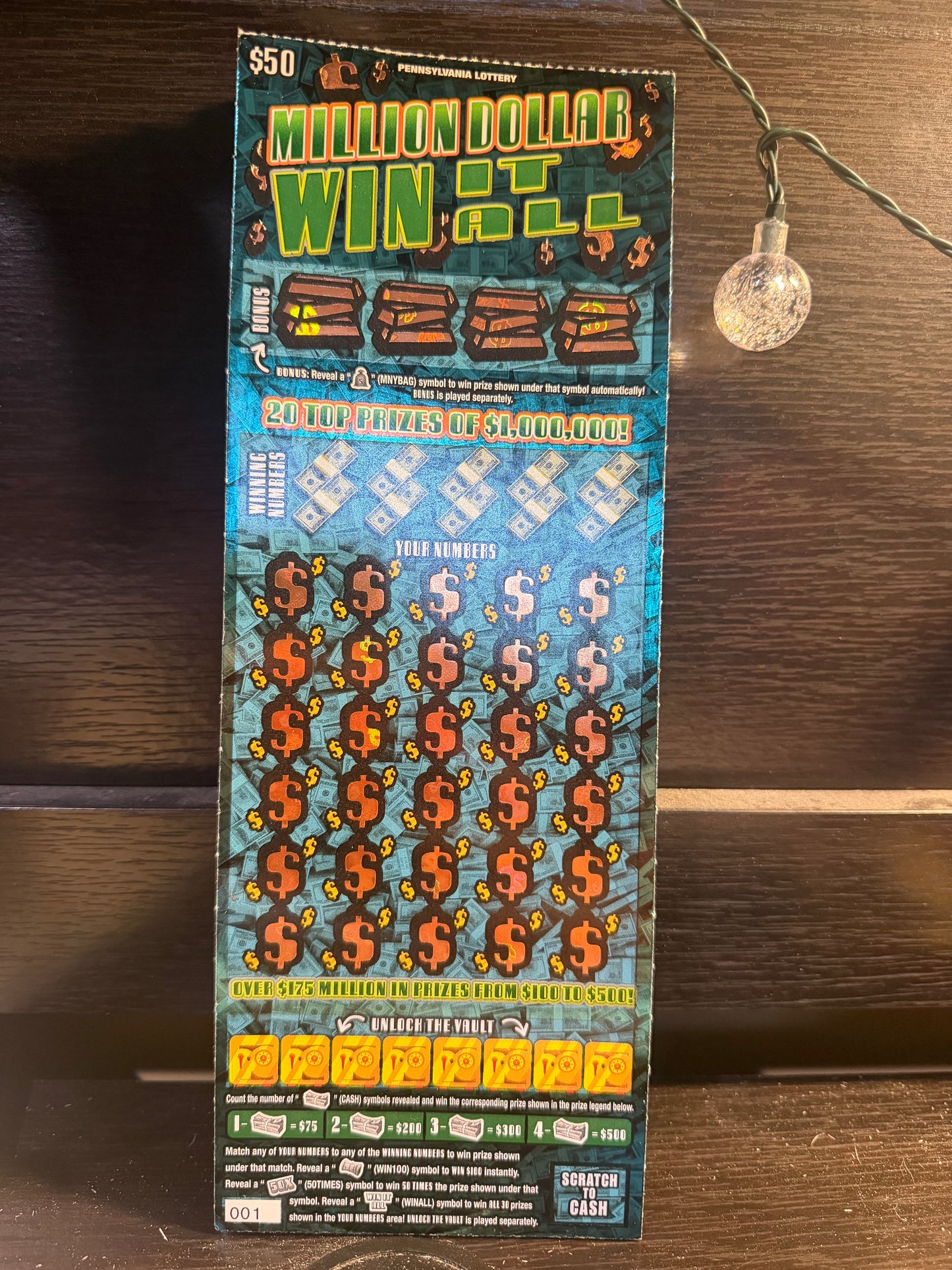 Million Dollar win IT ALL