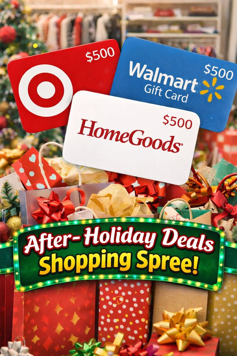 After Holiday Deals shopping spree