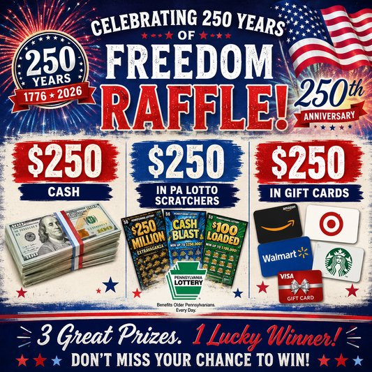 250th Freedom raffle