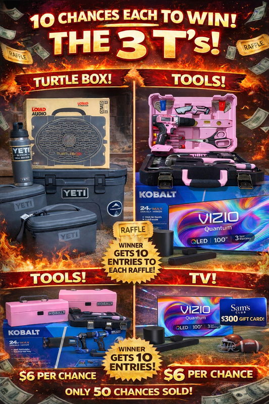 #2 Tools, TV and Turtle box chances package