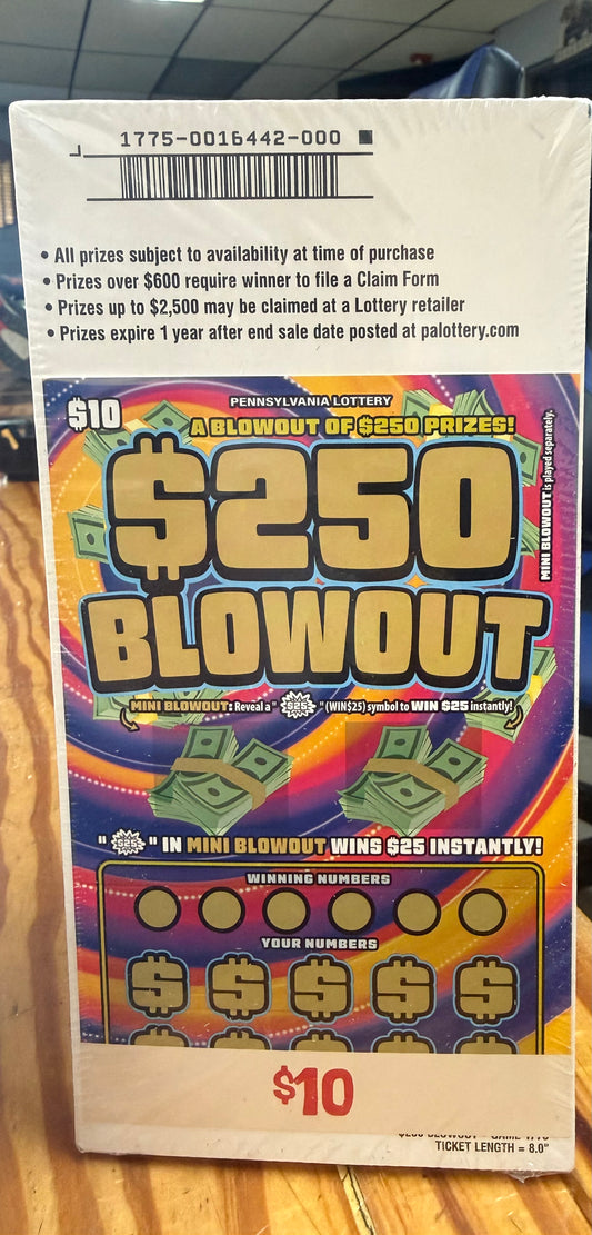$250 BLOWOUT