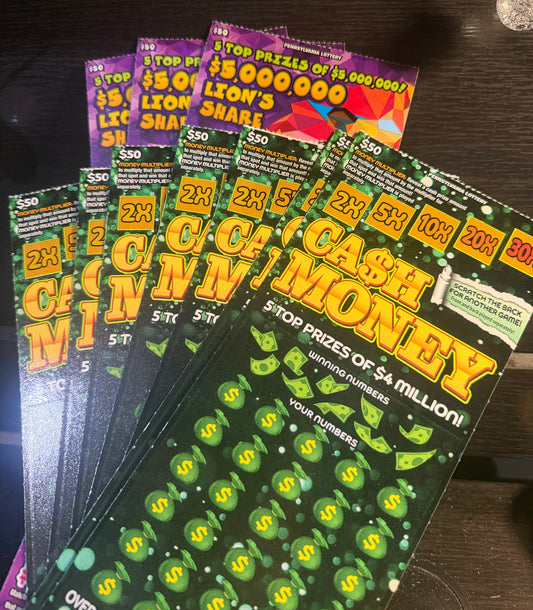 $500 in $50's