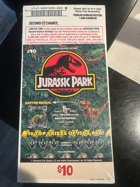 Book of $10 Scratchers