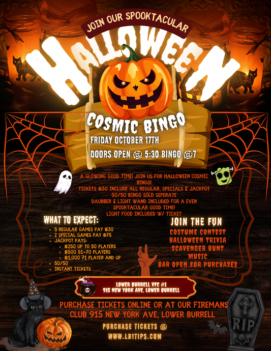 Halloween Cosmic Bingo
