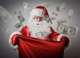 Santa's bag of Cash